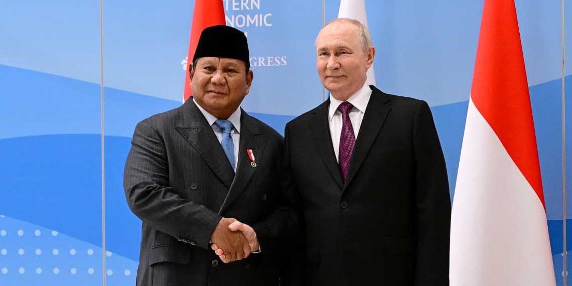 Prabowo Hadiri EEF di Vladivostok, Putin Tegaskan Indonesia Mitra Paling Kunci