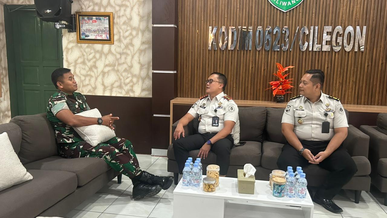 Kalapas Kelas IIA Cilegon Wahyu Trah Utomo Temui Kodim 0623, Perkuat Sinergi Jaga Keamanan dan Pembinaan Warga Binaan