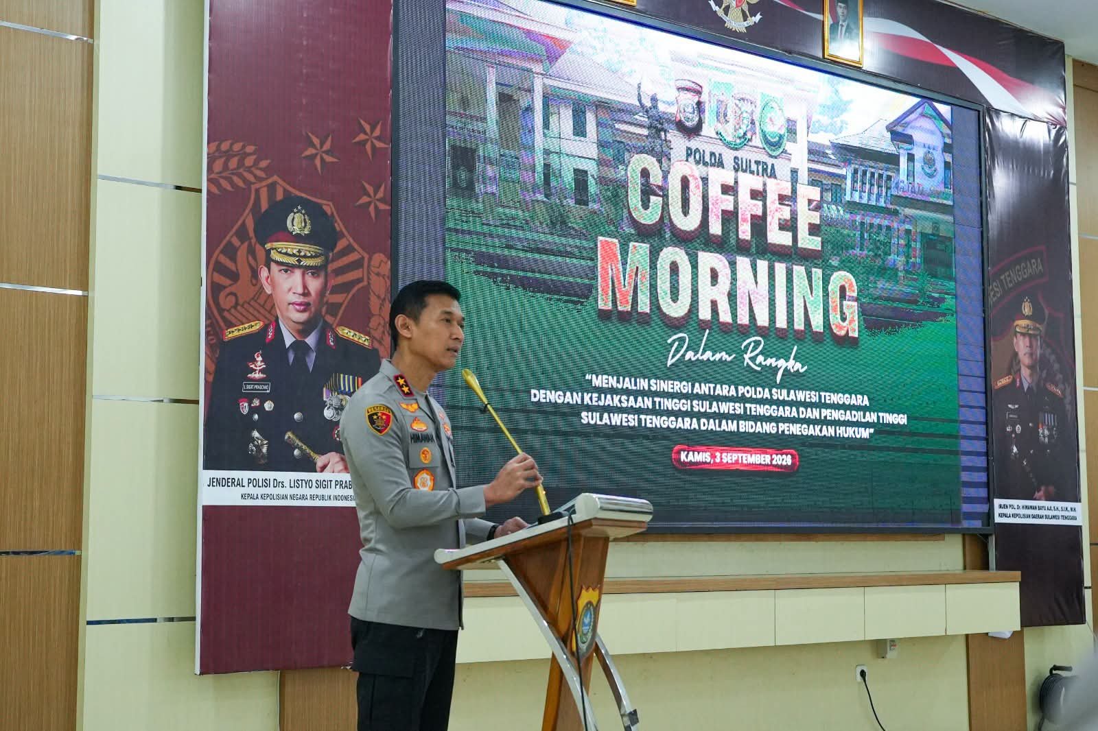 Kapolda Sultra Dorong Pinjam Pakai Barang Bukti Kendaraan Korban saat Perkuat Sinergitas APH di Kendari