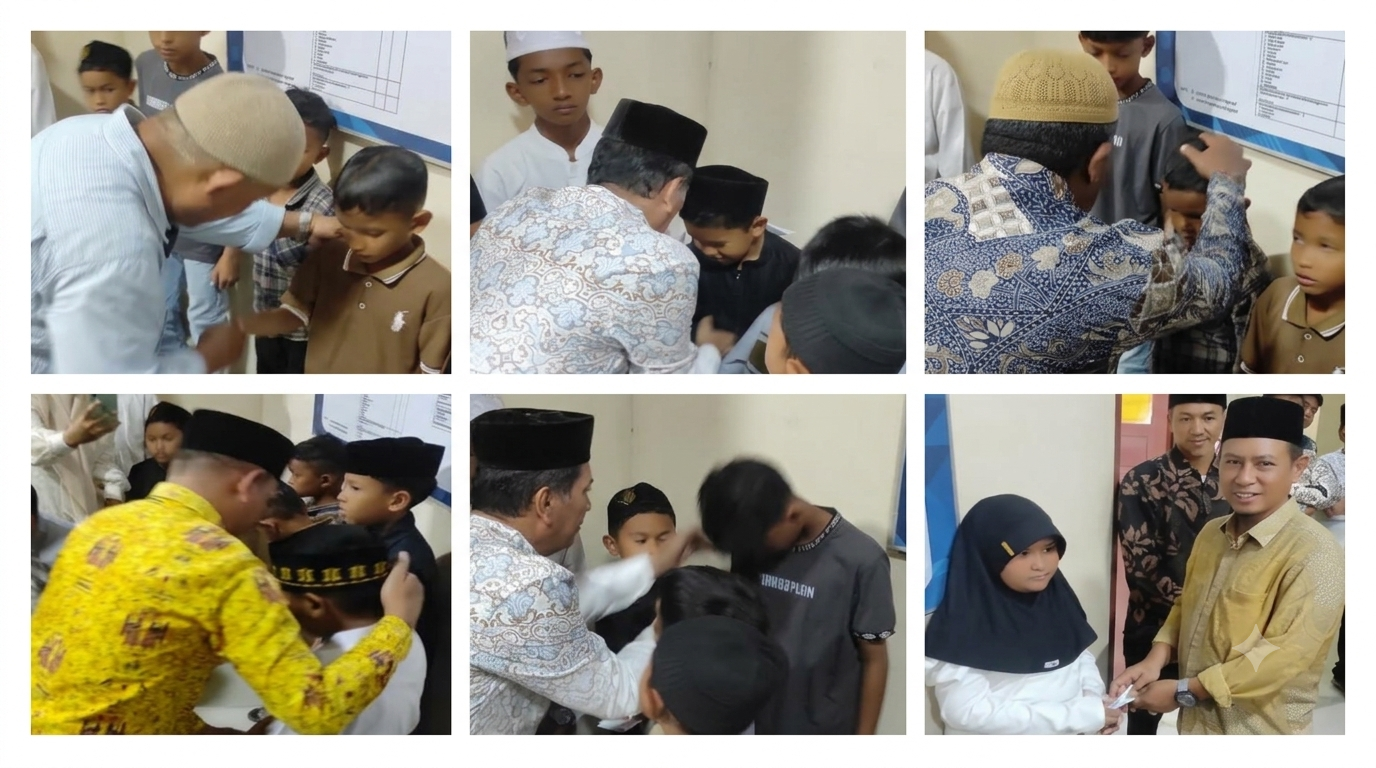 23 Anak Yatim dari 23 Gampong di Kota Juang Bireuen Terima Santunan Maulid dari Kantor Camat