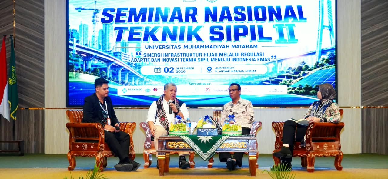 Wamen PKP Fahri Hamzah Dorong Infrastruktur Hijau di Seminar Nasional UMMAT Mataram, Bahas Regulasi Adaptif