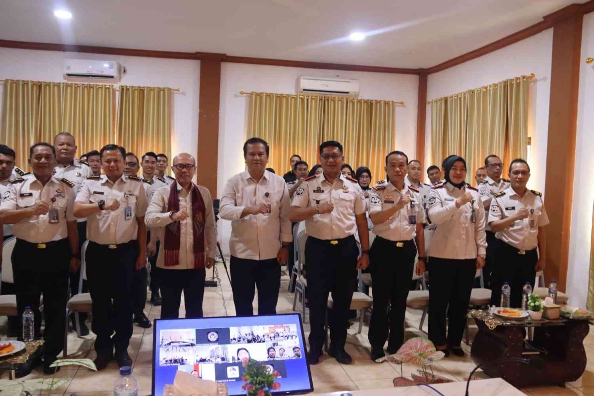 Inspektur Wilayah IV Ingatkan Disiplin dan Akuntabilitas ke Seluruh UPT Imigrasi dan Pemasyarakatan Gorontalo