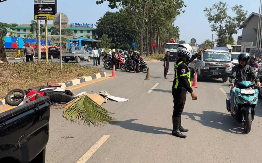 Ditabrak Dump Truk di Jalan Duyung Batam, Pengendara Motor Wanita Meninggal Dunia