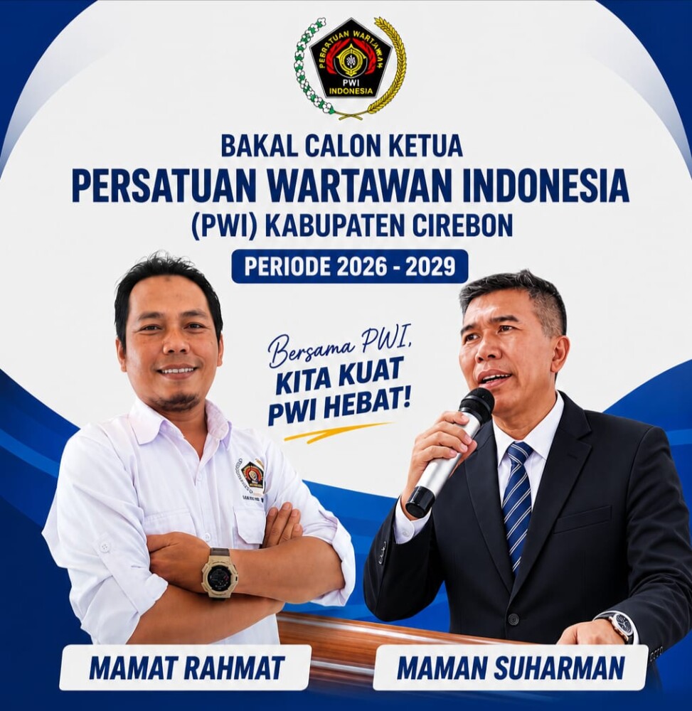 Pendaftaran Bakal Calon Ketua PWI Kabupaten Cirebon 2026-2029 Dibuka hingga 10 September, Dua Nama Resmi Mendaftar