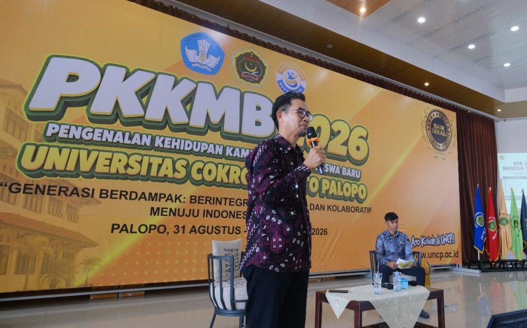 1.082 Mahasiswa Baru UNCP Palopo Dibekali Materi Anti-Kekerasan saat PKKMB 2026