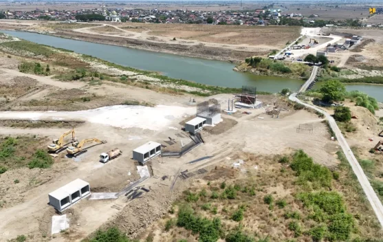 Ganti Jembatan Apung di Sungai Wulan, Kementerian PU Bangun Jembatan Gantung Setrokalangan Hubungkan Kudus-Demak