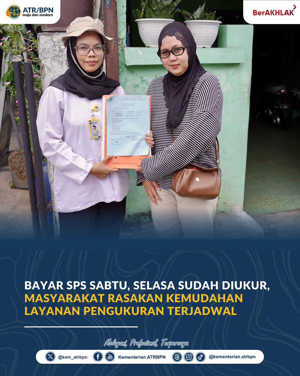 Layanan Pengukuran Tanah Terjadwal Kini Hadir di 455 Kantah, Warga Tak Lagi Bolak-balik Cari Kepastian Jadwal