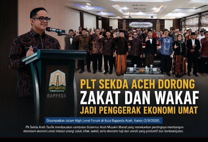 Pemprov Aceh Targetkan Dana Zakat dan Wakaf Jadi Modal Usaha Warga Lewat Ekosistem Ekonomi Umat