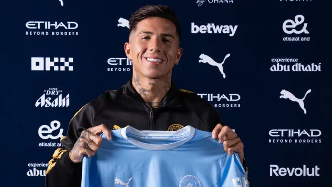 Enzo Fernandez ke Manchester City, Rekor 125 Juta Pounds Guncang Bursa Transfer Premier League