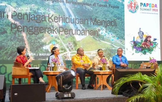 Tokoh Perempuan Adat Distrik Merdey Bicara Soal Kepemimpinan Marga hingga Pembangunan Papua di PAPEDA Summit 2026