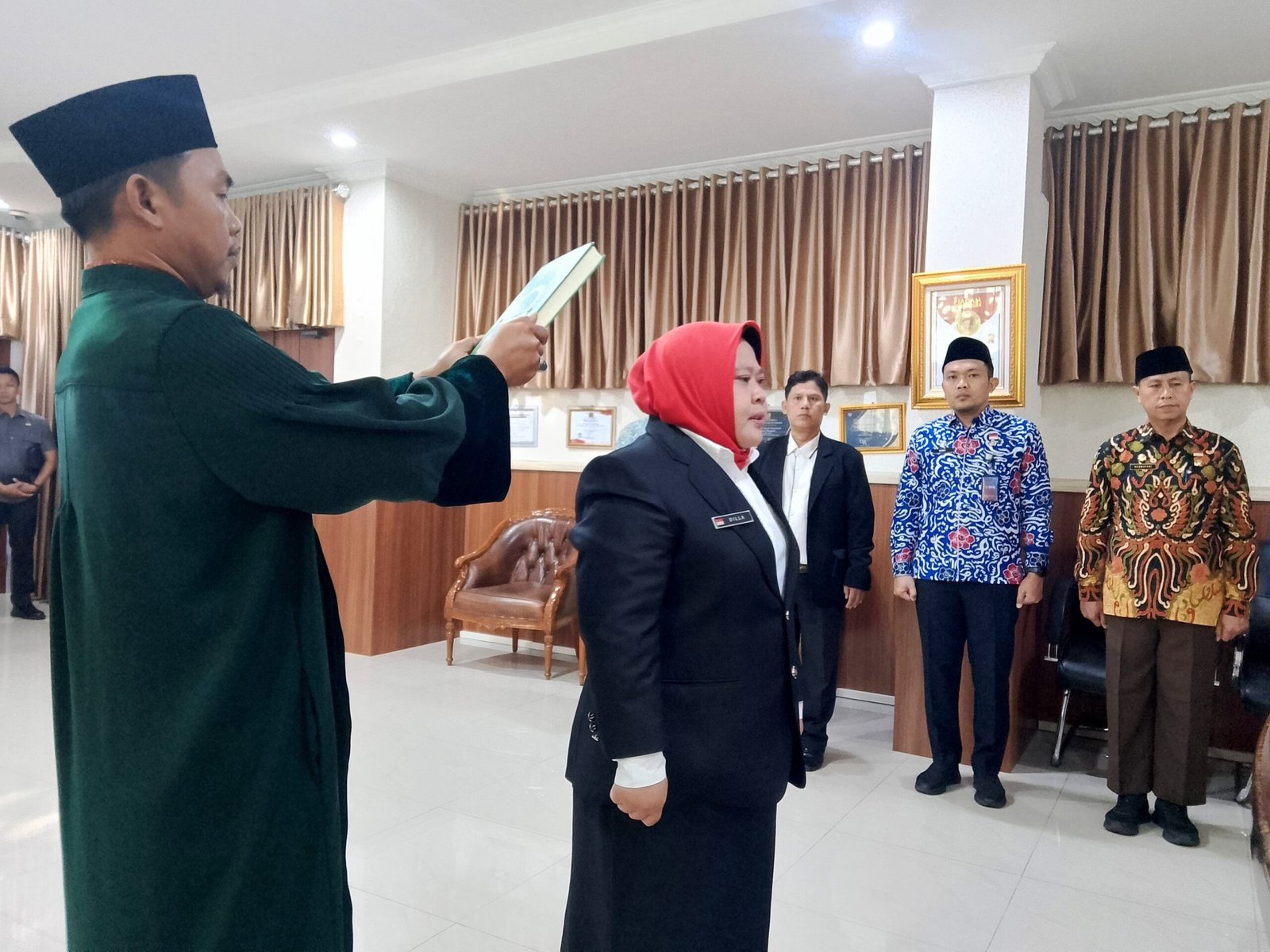 Pemprov Bengkulu Lantik Nayu Aldila Putri sebagai Kepala Biro Hukum, Sekda Tekankan Pengawalan Program Bantu Rakyat