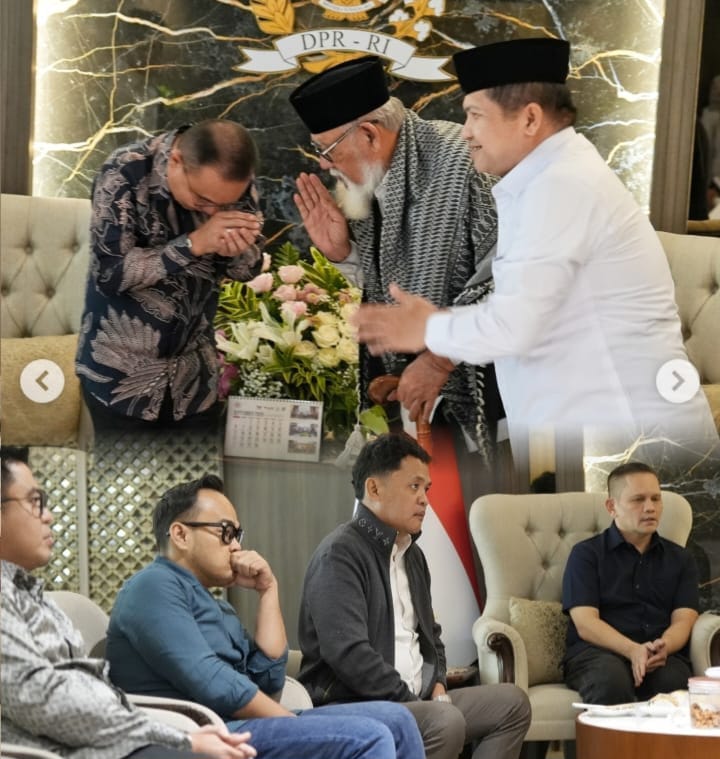 Waled Nu dan Ketua MPU Aceh Temui Dasco di Senayan, PAD hingga Pertanahan Disampaikan ke DPR RI