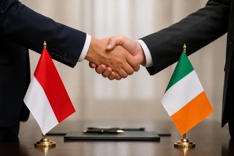 Indonesia-Irlandia Perkuat Kerja Sama AI dan Energi Bersih, Targetkan Investasi ala Google