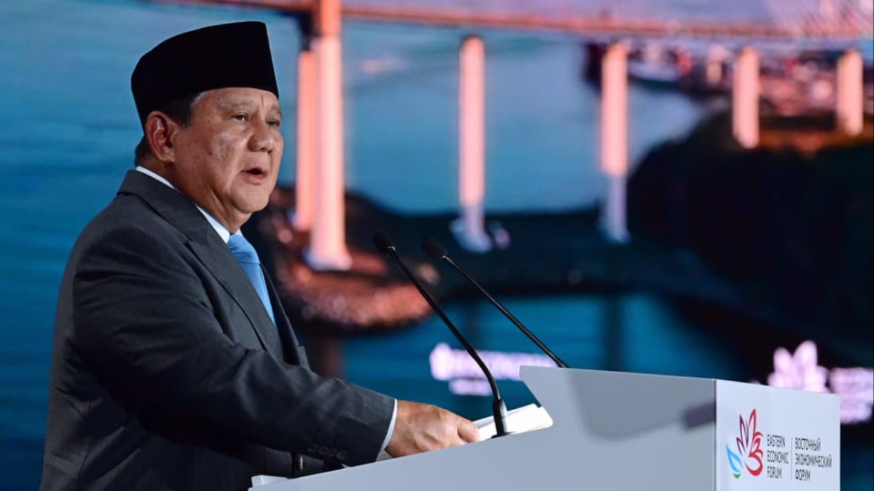 Di Vladivostok, Prabowo Sebut Prinsip Rusia Jadi Kunci Eratkan RI-Rusia
