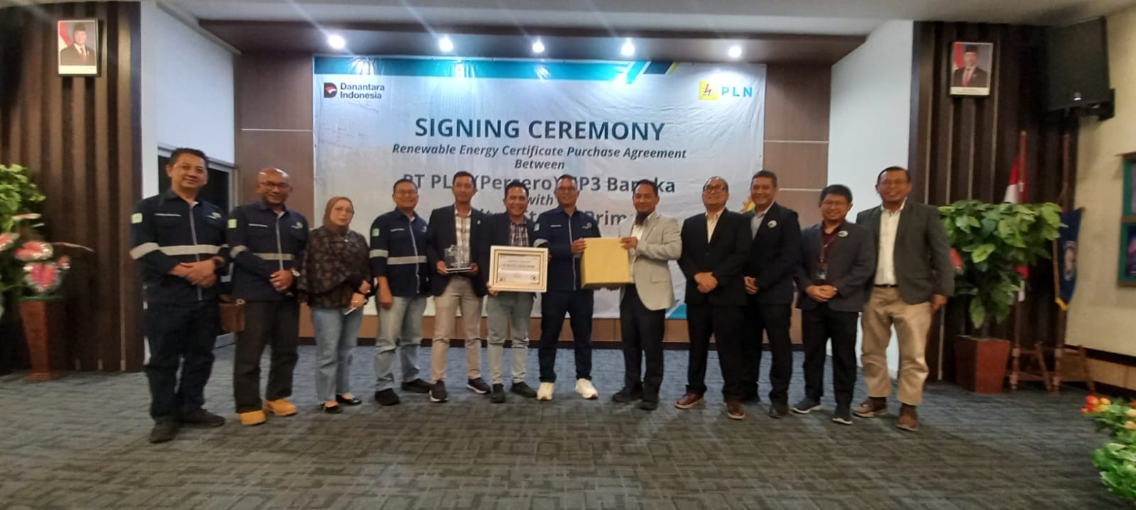 PLN Babel Perpanjang Kerja Sama REC dengan PT MSP, 41.170 Unit Energi Hijau Sudah Ditransaksikan