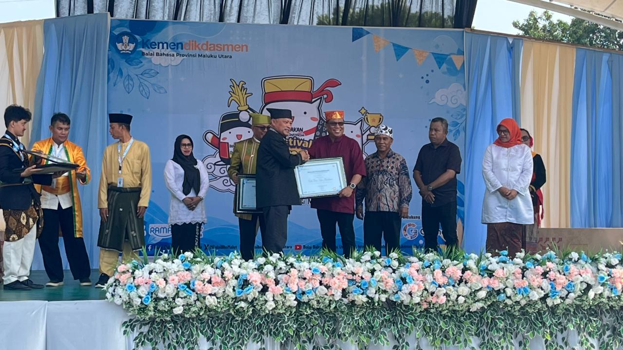 Program Revitalisasi Bahasa Daerah 2026, Pemkot Tidore Kepulauan Raih Penghargaan dari Balai Bahasa Maluku Utara