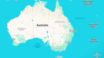 Australia Terekam GPS Bergerak 7 Cm per Tahun Menuju Asia Tenggara