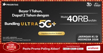 Erafone Jual Paket XL PRIO 5G Bayar 1 Tahun Dapat 2 Tahun, Ini Syaratnya
