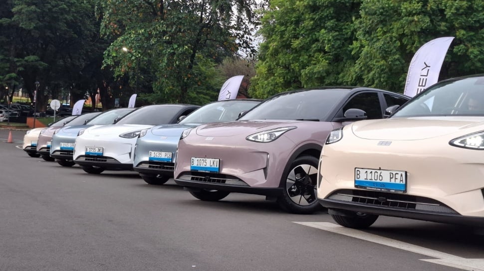Geely Jakarta Vertical Run 2026: EX2, EX5, dan Starray EM-i Disiapkan untuk Mobilisasi Atlet