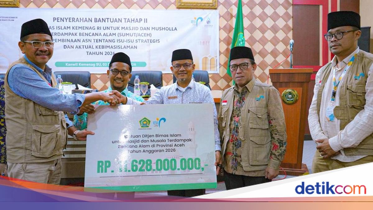 306 Masjid dan Musala di Aceh Terima Bantuan Rp 11,6 Miliar dari Kemenag, Total Capai Rp 15,3 M