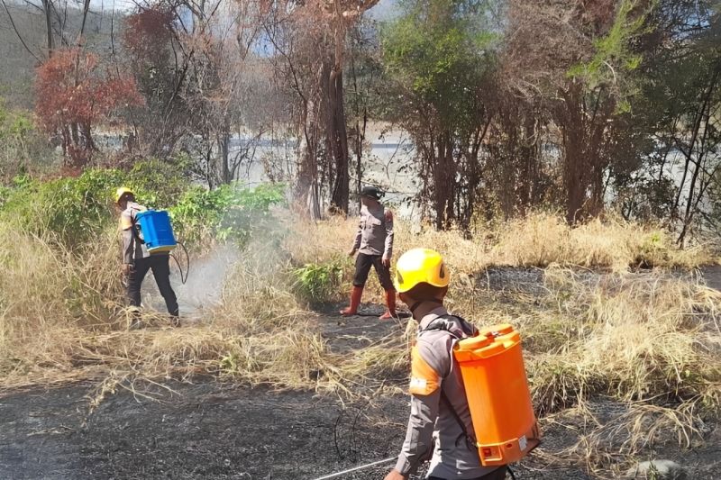 Polres Tojo Una-Una Perketat Pemantauan Karhutla, Sejumlah Titik di Bawah Lereng Gunung Jadi Perhatian
