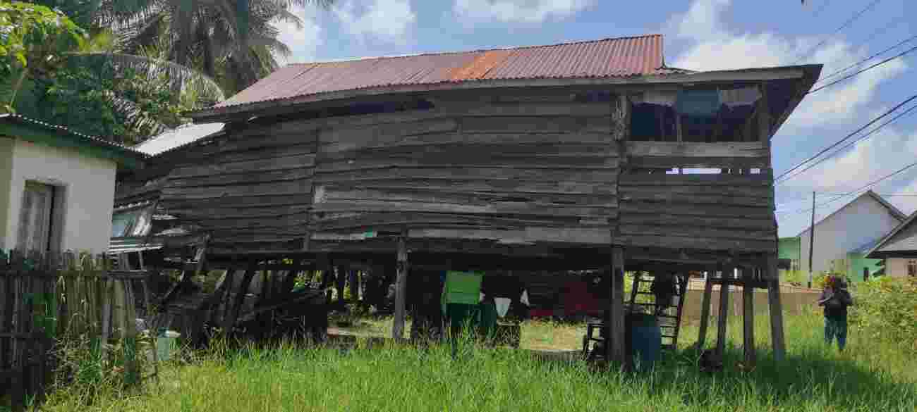 Janda 9 Anak di Bone Pilih Bertahan di Rumah Nyaris Roboh: Tiang Penyangga Kini Patah, Bantuan Pemkab Belum Juga Datang