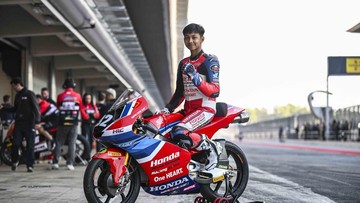 Kiandra Ramadhipa Incar Gelar Moto3 Junior 2026 di Valencia, Modal Kemenangan Portugal