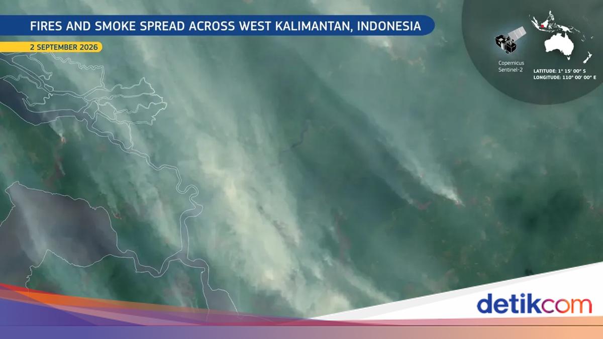 Satelit Uni Eropa Deteksi 946 Titik Panas Karhutla, Rumah Sakit Kewalahan Tangani ISPA
