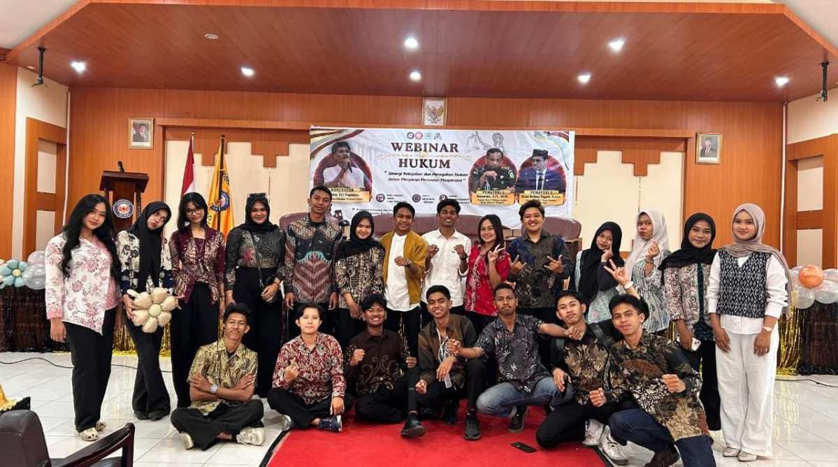 BEM FH UHO Hadirkan Kejati Sultra dan DPRD Kendari di Webinar Hukum, Bahas Sinergi Kebijakan dan Penegakan Hukum