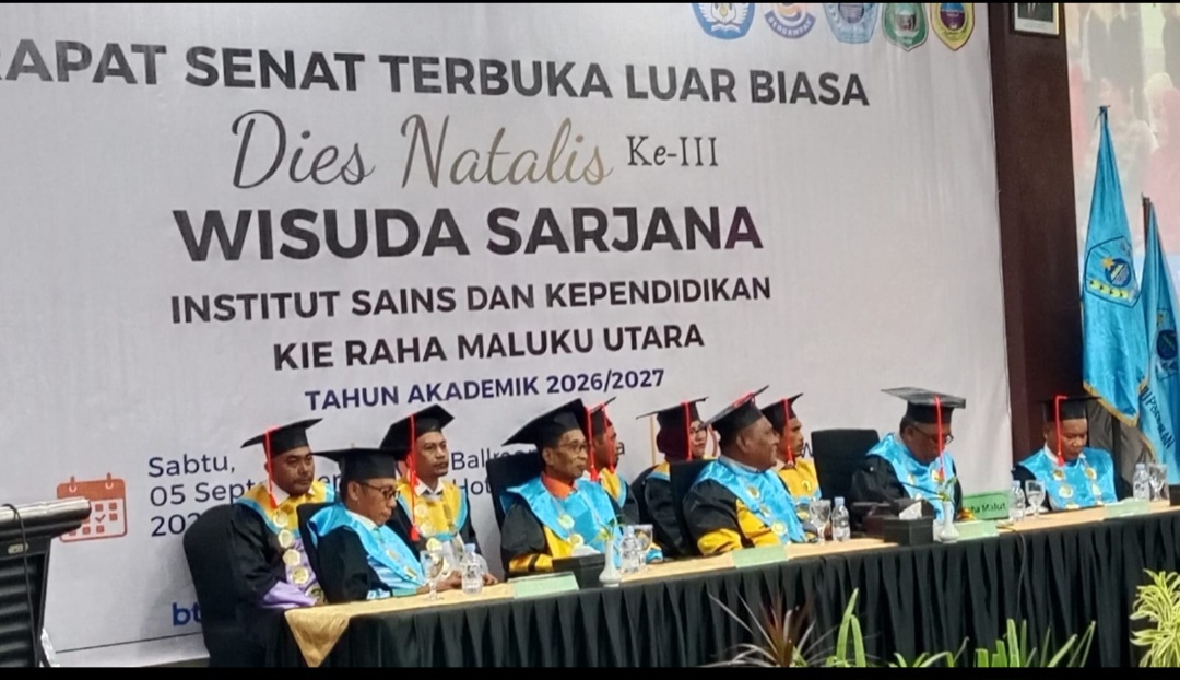 152 Mahasiswa ISDIK Kie Raha Maluku Utara Diwisuda, Wakil Rektor Ingatkan Alumni Harus Bermanfaat untuk Masyarakat