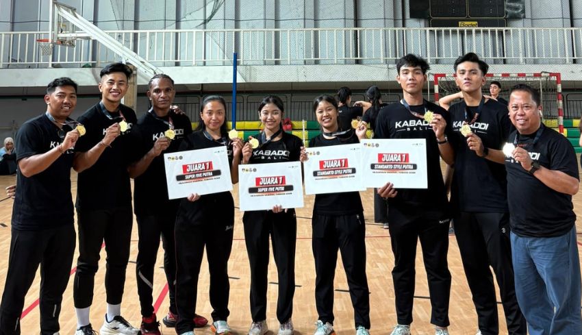 Kabaddi Badung Sabet Juara Umum Kejurnas 2026 di Jakarta, Sapu Bersih Empat Medali Emas