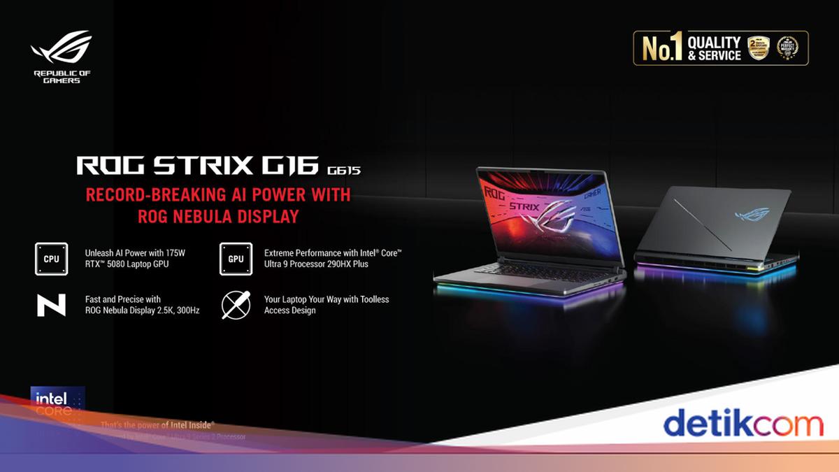 Review ROG Strix G16 (G615) 2026: Performa GPU 175W dan Layar 300Hz, Tapi Siapkan Budget Ekstra
