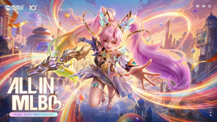 Mobile Legends Bagikan Skin Epic Nana Gratis di Event 10 Tahun MLBB