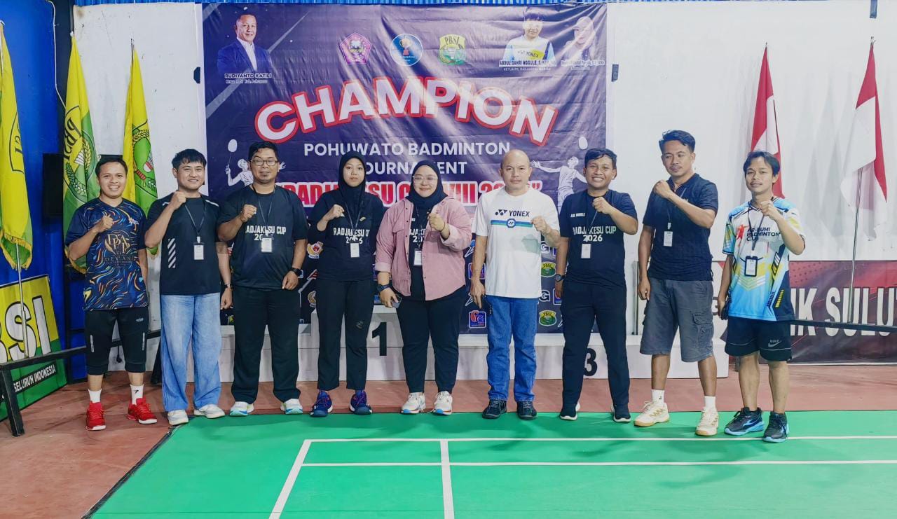 PB Radjakesu Marisa Gelar Turnamen Radjakesu VIII di Gorontalo, Kadir Amran Tekankan Soliditas demi Prestasi Atlet