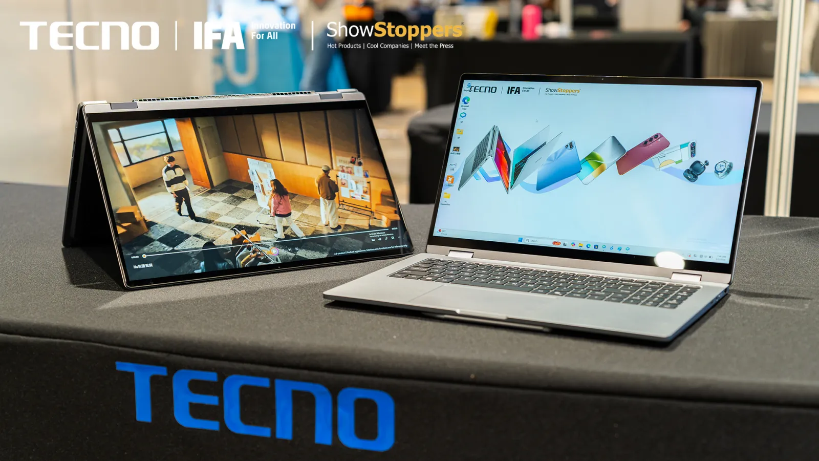 TECNO Bawa Laptop Layar Lipat 360 Derajat dan Prosesor Anyar di IFA 2026