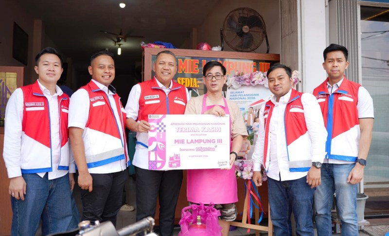 Hari Pelanggan Nasional 2026, Pertamina Sumbagsel Bagikan Dobel Poin MyPertamina dan Sambangi SPBU di Palembang