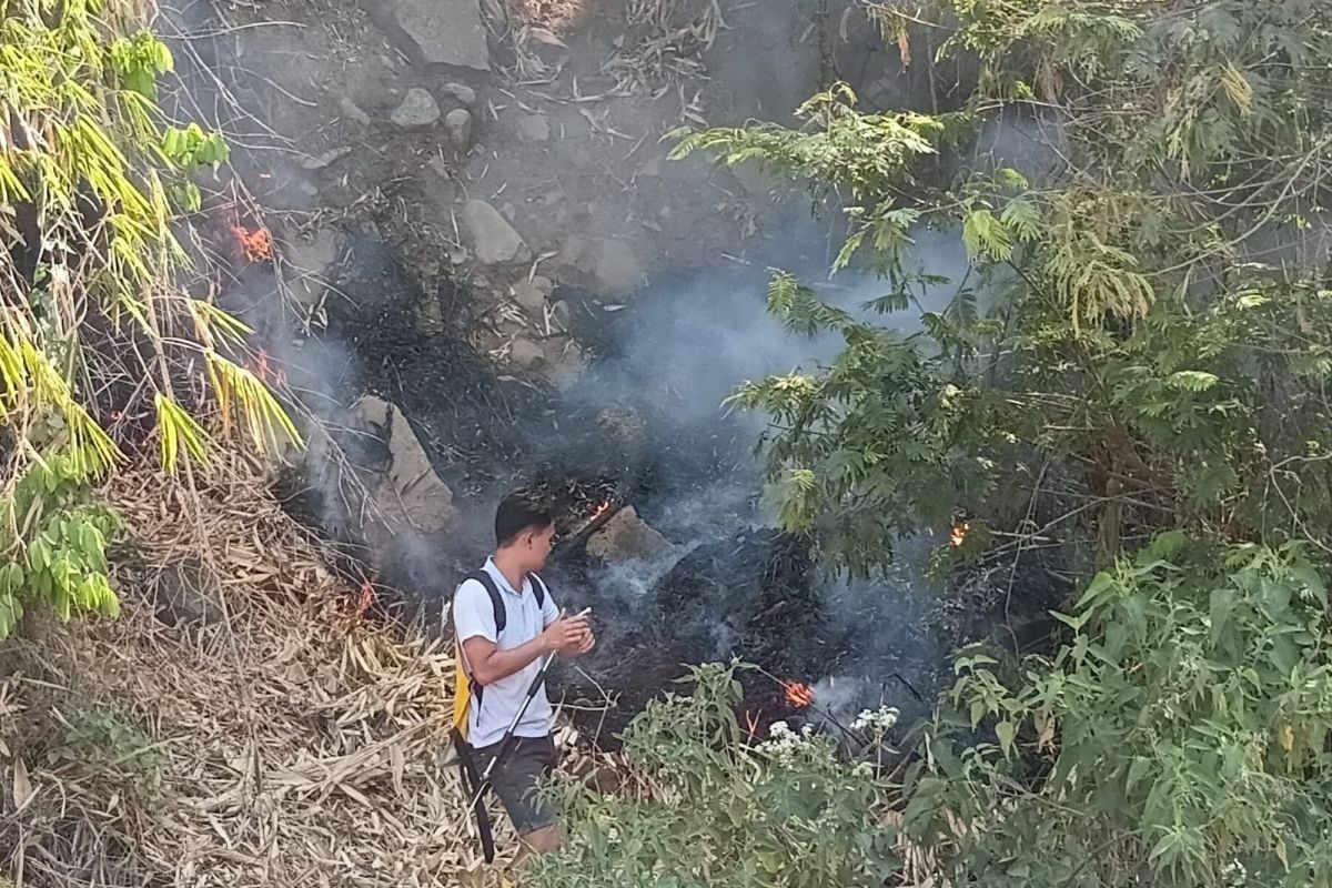 Kebakaran Hutan Landa Kaki Gunung Guntur dan Cikuray Garut, 5 Hektare Lahan Perhutani Terbakar