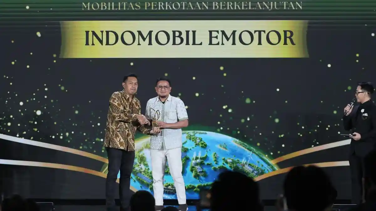 Indomobil eMotor Sprinto Raih Anugerah Ekonomi Hijau 2026, Ini Komitmennya