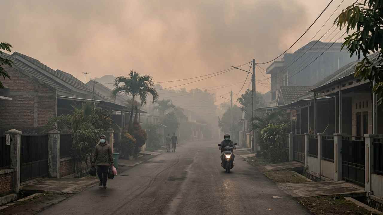 3 Wilayah Sumsel Berpotensi Udara Kabur Akibat Kabut Asap Hari Ini, Suhu Capai 35 Derajat