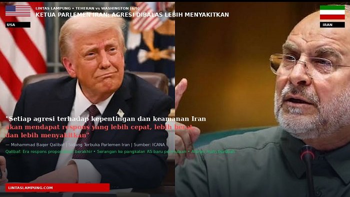Ketua Parlemen Iran Qalibaf: Era Respons Proporsional Telah Berakhir, Agresi AS Akan Dibalas Lebih Menyakitkan