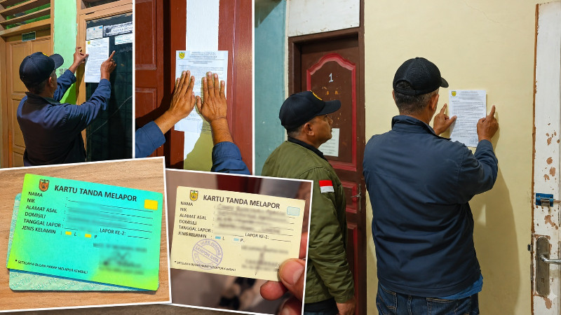 Satlinmas Gampong Jeulingke Rutin Patroli Malam ke Rumah Kos dan Sewa, Warga Pendatang Wajib Lapor ke Kepala Dusun