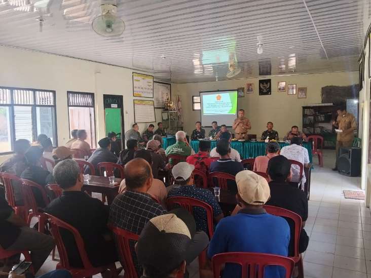 Tim Mabes TNI Sisir 2 Lokasi di Lampung Utara, Warga Diingatkan Bahaya Pidana Buka Lahan dengan Membakar