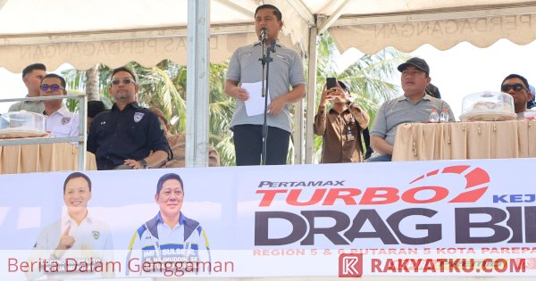400 Pembalap Meriahkan Kejurnas Drag Bike Region V dan VI di Sirkuit Matras Baru Parepare