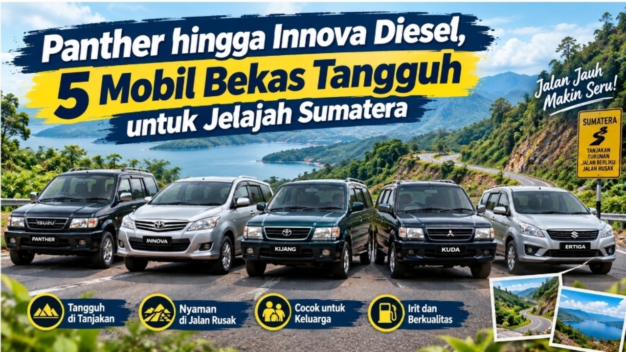 Isuzu Panther hingga Innova Diesel, 5 Mobil Bekas Tangguh untuk Jelajah Sumatera