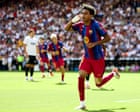 Barcelona Bantai Valencia 5-0, Lamine Yamal Cetak Brace di Mestalla