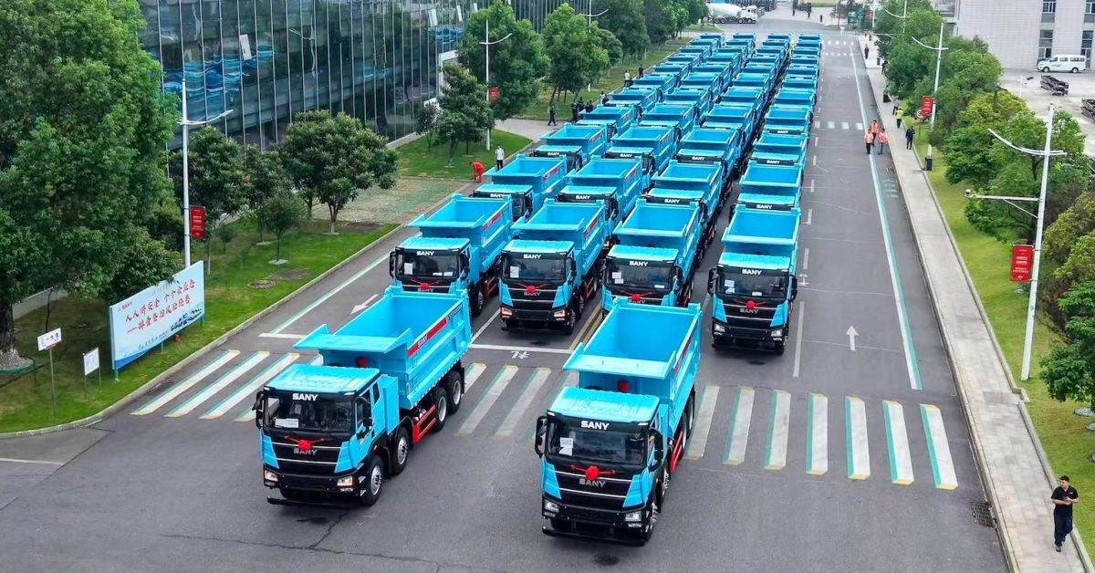 SANY Kirim 200 Truk Tambang Listrik dan 600 Loader Listrik ke Seluruh Dunia dalam Sebulan