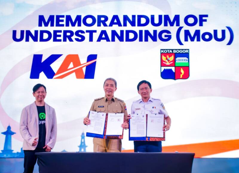 Pemkot Bogor dan PT KAI Teken MoU Penataan Kawasan Stasiun Bogor, Jalan Nyi Raja Permas Jadi Prioritas Pertama