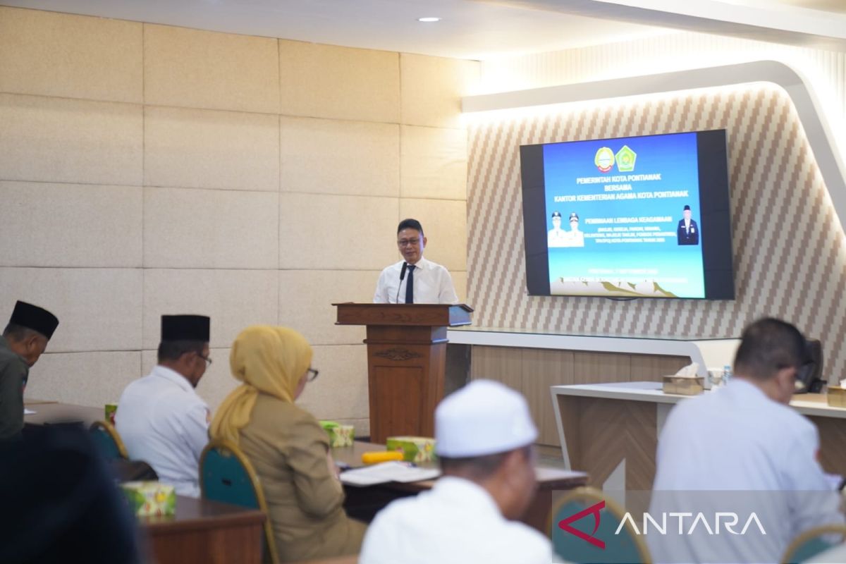 Wali Kota Pontianak Edi Rusdi Kamtono Minta 400 Pengurus Lembaga Keagamaan Perkuat Literasi Digital dan Toleransi