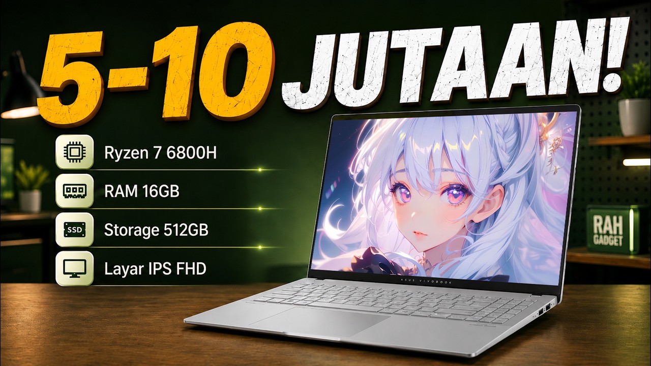3 Laptop Editing Terbaik Rp5-10 Juta 2026: Tecno, Axioo, dan Acer