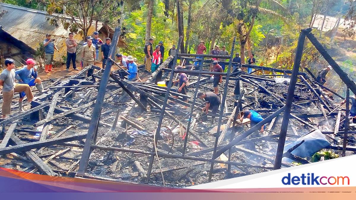 Kebakaran di Kampung Adat Sukabumi Hanguskan Rumah Sekdes Sirnaresmi, 4 Bangunan Lain Rusak